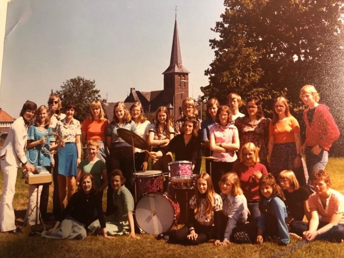 Als drummer in Jongernkoor Sint Isidorishoeve (1971-1974)
